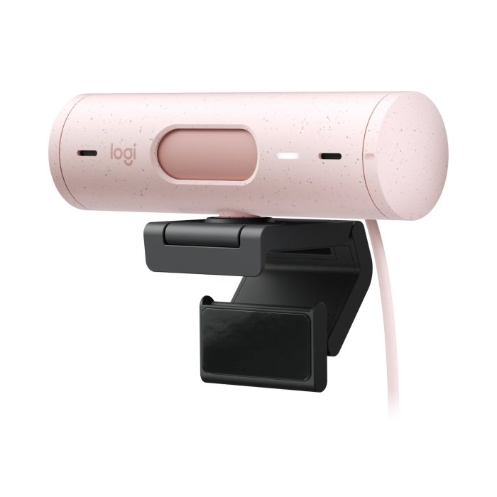 Logitech Brio 500 Full HD Webcam With HDR - Pink Rose - Image 3