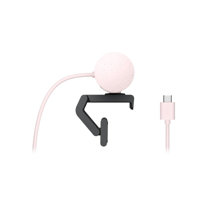 Logitech Brio 500 Full HD Webcam With HDR - Pink Rose - Image 2
