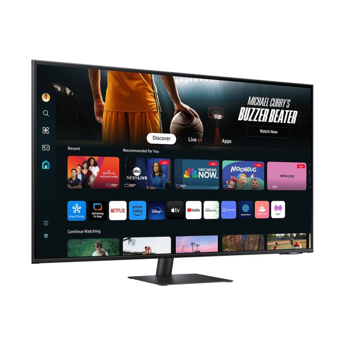 SamSung M7 32" 4K VA Panel 60Hz 4ms (GtG) USB Type-C With Speaker, Smart Monitor - Black - Image 3