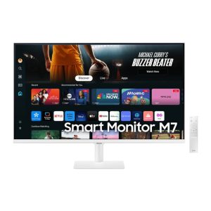 SamSung M7 32" 4K VA Panel 60Hz 4ms (GtG) USB Type-C With Speaker, Smart Monitor - White