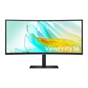 Samsung ViewFinity S6 34" VA Panel UWQHD 100Hz 5ms 1000R Curved Monitor