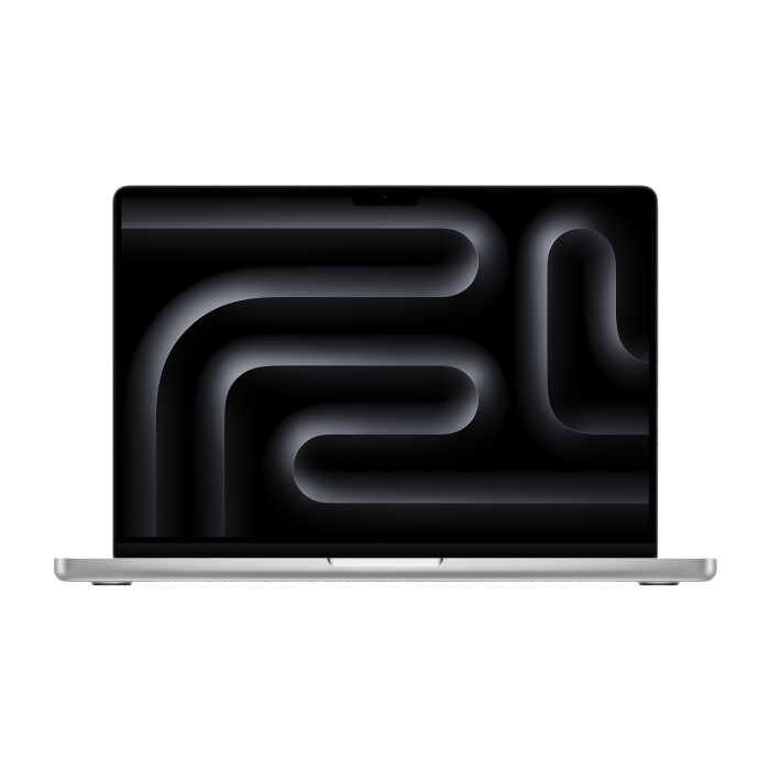 Apple MacBook Pro 14'' M3 Chip 8-Core CPU 10-Core GPU 8GB RAM 512GB SSD (Eng/Arb KB) - Silver + Freegift Lenovo E310 True Wireless Stereo Earbuds - Image 3