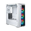 Cooler Master MasterBox 520 Mid Tower Front Removable Top Tempered Glass Side Panel Case with 4 ARGB Fans - White - Image 8