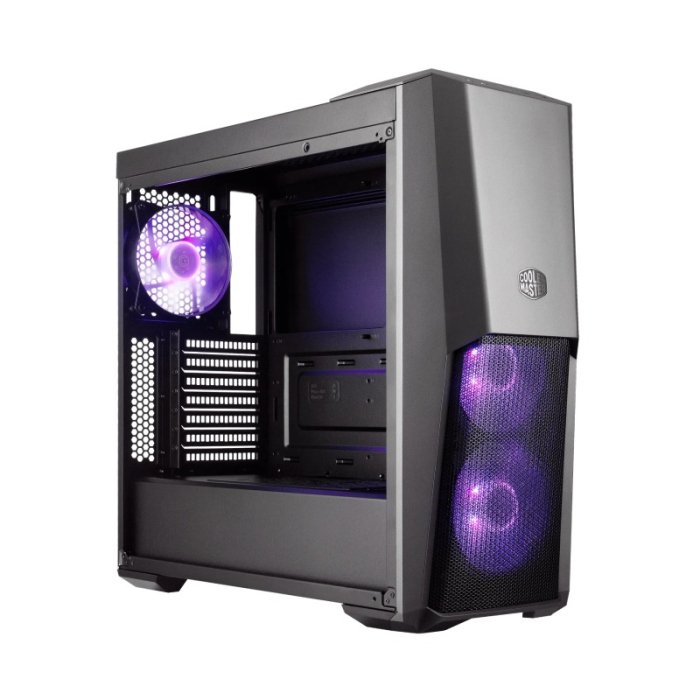Cooler Master Master Box 500 ATX Mid Tower Tempered Glass Case - Black - Image 3