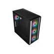 Cooler Master MB600 ARGB Mid Tower Case, Optimized Airflow, 140mm Sickleflow Fans - Black - Image 6