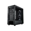 Cooler Master MB600 ARGB Mid Tower Case, Optimized Airflow, 140mm Sickleflow Fans - Black - Image 7
