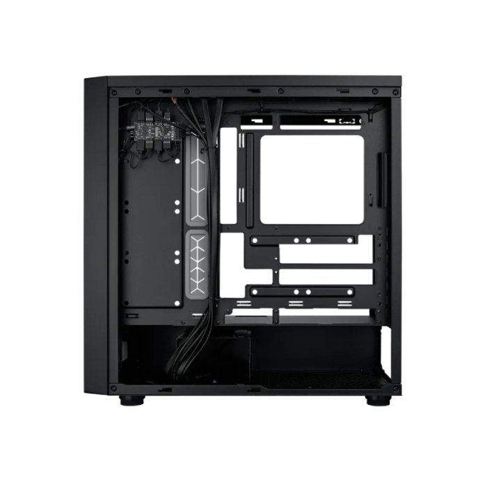 Cooler Master MB600 ARGB Mid Tower Case, Optimized Airflow, 140mm Sickleflow Fans - Black - Image 2