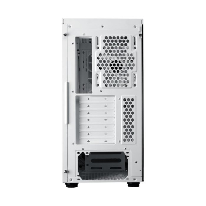 Cooler Master MB600 ARGB Mid Tower Case, Optimized Airflow, 140mm Sickleflow Fans - White - Image 2