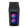 Cooler Master MasterBox MB320L Micro ATX Tower Tempered Glass Side Panel Case With 2 ARGB Fans - Black - Image 6