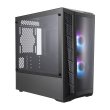 Cooler Master MasterBox MB320L Micro ATX Tower Tempered Glass Side Panel Case With 2 ARGB Fans - Black - Image 4