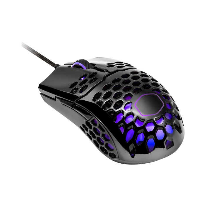 CoolerMaster MM711 Wired Gaming Mouse (60g) - Glossy Black - Image 3