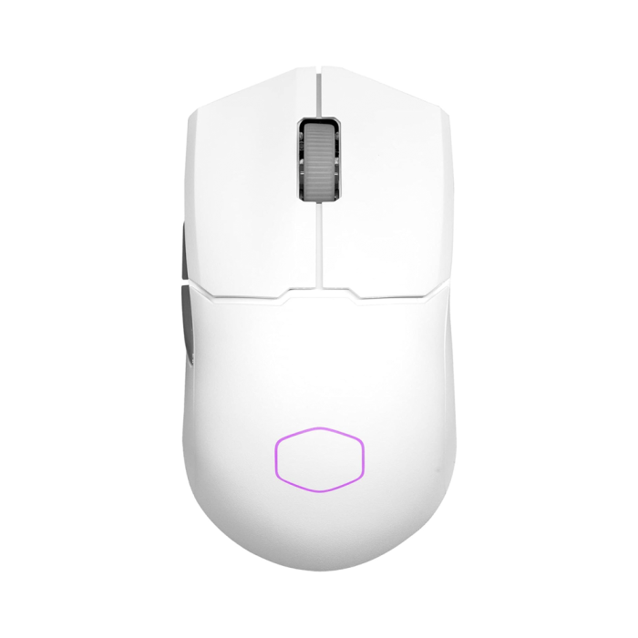Cooler Master MM712 Hybrid RGB 19,000 DPI Wireless, 2.4GHz, Bluetooth, Wired Gaming Mouse - White