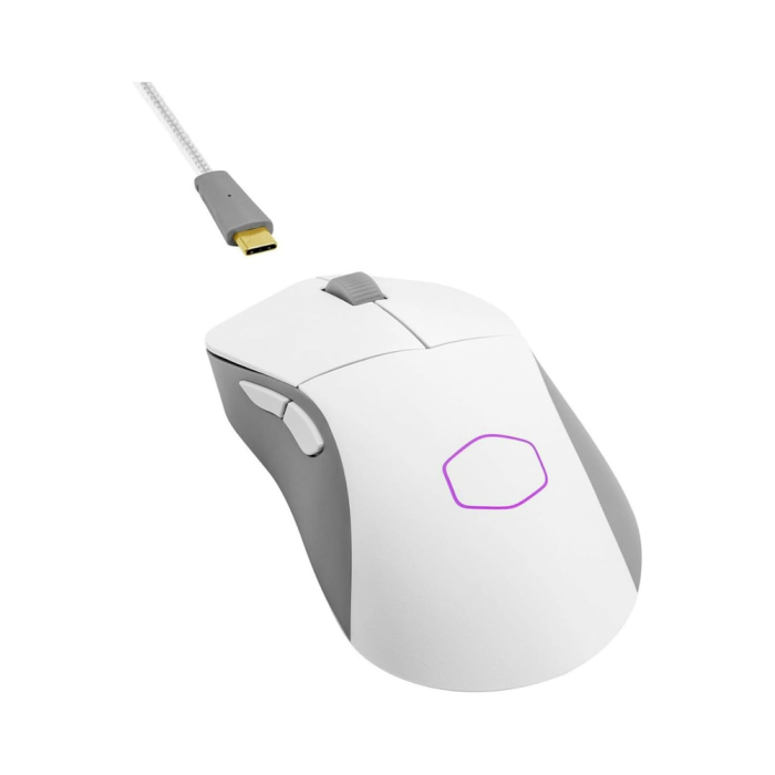 Cooler Master MM731 Wireless Gaming Mouse, Adjustable 19,000 DPI, Palm Claw Grip, 2.4GHz, Bluetooth - White - Image 3