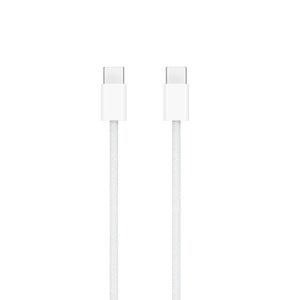 Apple 60W USB-C Charge Cable (1M) for iPhone Air & iPhone 17 Series, iPad Pro 13'' M5, MacBook Air 13'' M4 - White