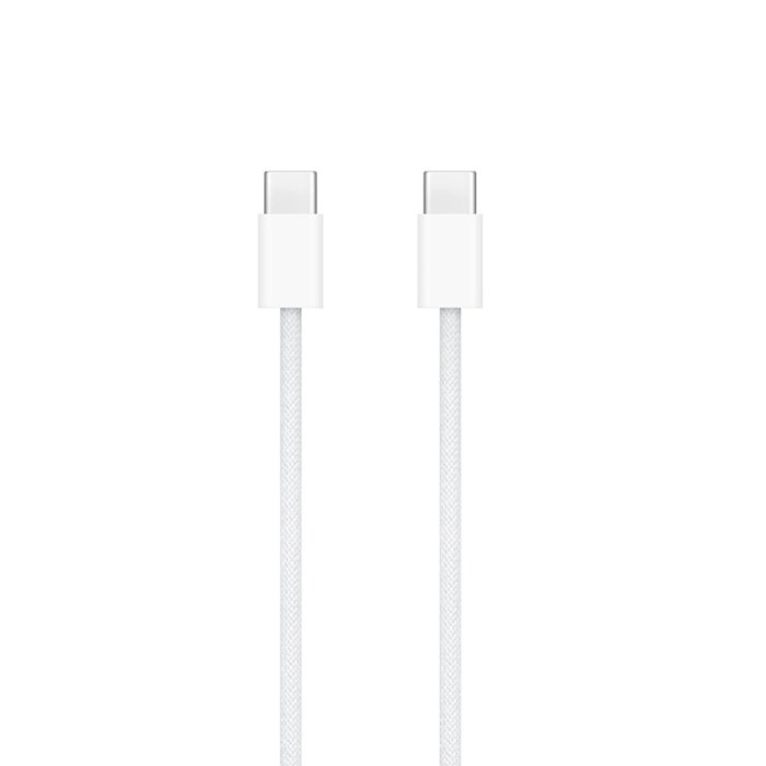 Apple 60W USB-C Charge Cable (1M) for iPhone Air & iPhone 17 Series, iPad Pro 13'' M5, MacBook Air 13'' M4 - White