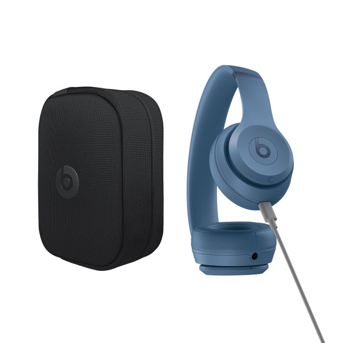 Beats Solo 4 Wireless Bluetooth On-Ear Headphones, Apple & Android Compatible, Up to 50 hours of Battery Life – Slate Blue - Image 2