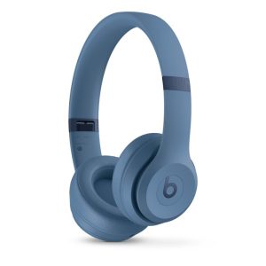 Beats Solo 4 Wireless Bluetooth On-Ear Headphones, Apple & Android Compatible, Up to 50 hours of Battery Life – Slate Blue