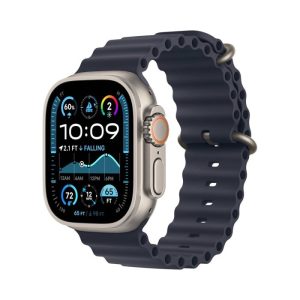 Apple Watch Ultra 2 GPS + Cellular 49mm Natural Titanium with Navy Ocean Band ( Apple Official One Year Warranty )