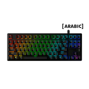 HyperX Alloy Origins Core Tenkeyless PBT RGB Wired Mechanical Gaming Keyboard Linear HX Red Switch Eng/Arb For PC,PS5,PS4,Xbox Series X|S & Xbox One