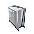 Corsair Carbide Series SPEC-OMEGA RGB Mid-Tower Steel Plastic Side Tempered Glass Panel Case With 2 RGB Fans - White - Image 5