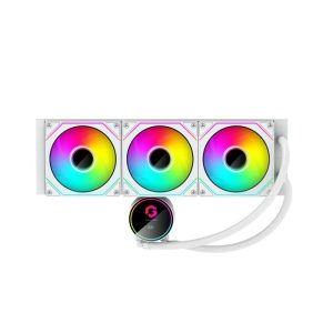 Gameon Kraken Series 360 high Performance Bearing, Temperature Display, 360mm Liquid CPU Cooler - White
