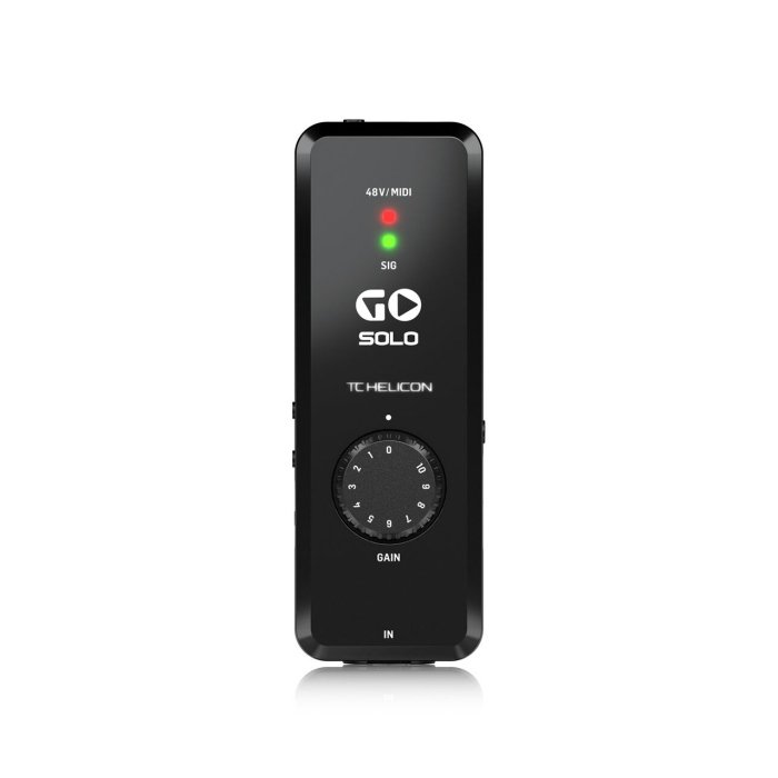 TC-Helicon GO SOLO Portable Audio/MIDI Interface for Mobile Devices