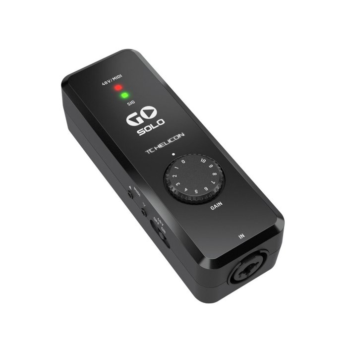 TC-Helicon GO SOLO Portable Audio/MIDI Interface for Mobile Devices - Image 3