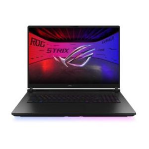 ASUS ROG Strix SCAR 18 Gaming Laptop,Intel Core Ultra 9 275HX Processor,32GB D5 Ram,2TB 4.0 NVMe SSD,RTX 5090 24GB VGA,18" 2.5K (2560x1600,WQXGA) 240Hz Display,Backlit Chiclet Keyboard Per-Key RGB,RGB Aura Sync Light Bar,Win 11 Pro - Off Bl