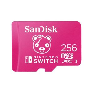 Sandisk 256GB microSDXC Memory Card,Nintendo Switch - Pink
