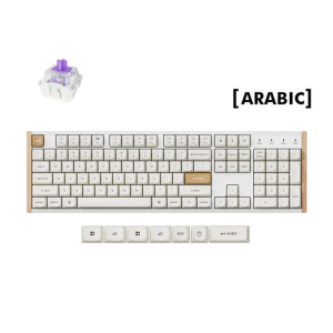 Keychron K10 HE Special Edition Wireless 80% Wireless Mechanical Keyboard BT 5.1 / 2.4GHz / USB-C (Arabic Layout) - White