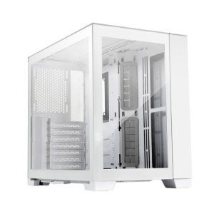 LIAN LI O11 Dynamic Mini Front And Side Tempered Glass Panel Micro ATX Tower Case - Snow Edition (No Fans Included)