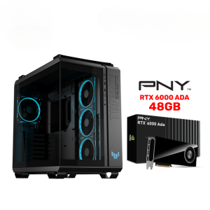 Gaming PC – Intel Core i9-14900KS, ASUS TUF Z790 WiFi Motherboard, 128GB DDR5 6000 RAM, Samsung 990 Pro 4TB NVMe SSD, PNY NVIDIA RTX 6000 Ada 48GB GPU, ASUS TUF 1200W Gold PSU, Asus ProArt L360 Cooler, TUF GT502 Horizon Case, Windows 11 Pro