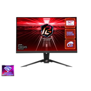 ASRock Phantom - PG32QF2B - 31.5 Inch - QHD - 165Hz - Flat VA Gaming Monitor