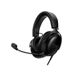 HyperX Cloud III â€“ Wired Gaming Headset, PC, PS5, Xbox Series X|S, Angled 53mm Drivers, DTS,USB-C, USB-A, 3.5mm â€“ Black (727A8AA)