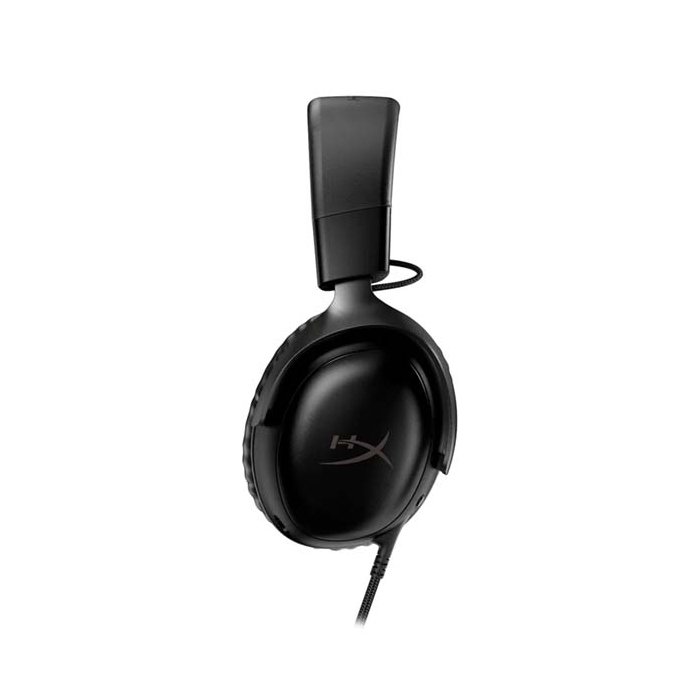 HyperX Cloud III – Wired Gaming Headset, PC, PS5, Xbox Series X|S, Angled 53mm Drivers, DTS,USB-C, USB-A, 3.5mm – Black (727A8AA) - Image 2