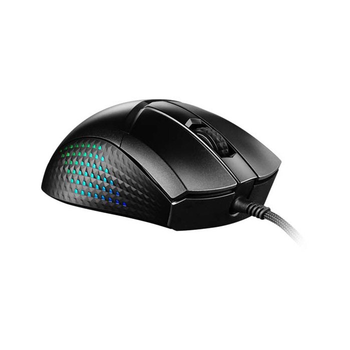 MSI Clutch GM51 Light Weight DPI 26000 Wired Gaming Mouse - Black - Image 2