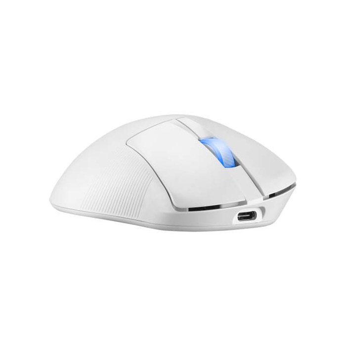 Asus Rog keris Ace II Wireless/Bluetooth RGB Gaming Mouse with 42,000 DPI OutStanding 90-Hour Battery Life - White - Image 2