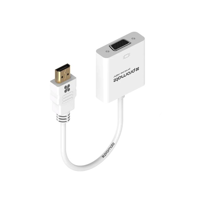 Promate Pro Link HDMI to VGA Adaptor Kit White - Image 3