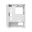 Sharx Razorfin R-200 ATX Mid Tower Left Side Tempered Glass Panel Case With 4 RGB Fans - White - Image 11