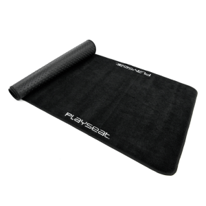 PlaySeat Floor Mat (XL) for Gaming Chairs, Soft Cloth Fabric Coating on Top, Anti-slip Layer, Compatible with all Playseats Chairs - Black