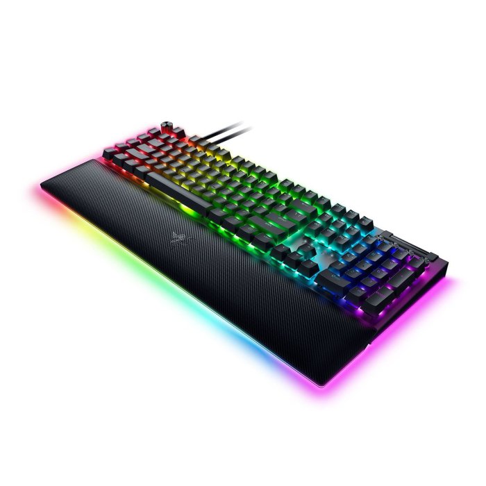 Razer BlackWidow V4 Pro Wired Mechanical Gaming Keyboard: Yellow Mechanical Switches, Linear & Silent, Doubleshot ABS Keycaps, Command Dial, Programmable Macros - Chroma RGB - Black - Image 3
