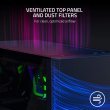 Razer Tomahawk ATX Tempered Glass Double Side Revolving Doors Vented Top Panel RGB Chroma Underground Lighting Gaming Case - Black - Image 7