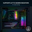 Razer Tomahawk ATX Tempered Glass Double Side Revolving Doors Vented Top Panel RGB Chroma Underground Lighting Gaming Case - Black - Image 8