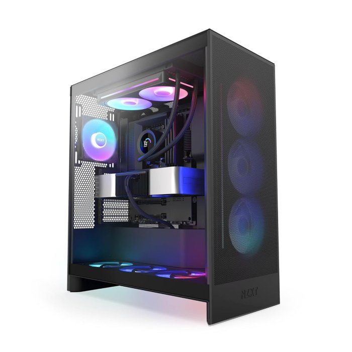 NZXT Kraken Plus 240 RGB 240mm Liquid Cooler With 1.54" LCD Display - Black - Image 2