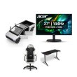 Bundle Offer - Cyber Truck Mini PC AMD Ryzen 7 8845HS Processor, 16GB DDR5 RAM, 1TB NVMe SSD, AMD Redeon 780M Graphics, Windows 11 + Acer EK1 Series EK271 27" 144Hz, FHD Gaming Monitor + Royal C23 Gaming Chair + Royal RGB Lighting Gaming Desk - Image 4
