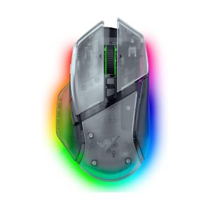 Razer Basilisk V3 Pro 35K Phantom White - Customisable Wireless Ergonomic RGB Gaming Mouse - 35K DPI Optical Sensor - 4-Way Scroll Wheel - HyperSpeed & Bluetooth - PC/Mac | RZ01-05240400-R3G1