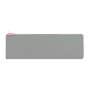 Razer Goliathus Extended Chroma Gaming Mouse Pad: Customizable Chroma RGB Lighting, Soft, Cloth Material - Balanced Control & Speed - Non-Slip Rubber Base - Quartz Pink