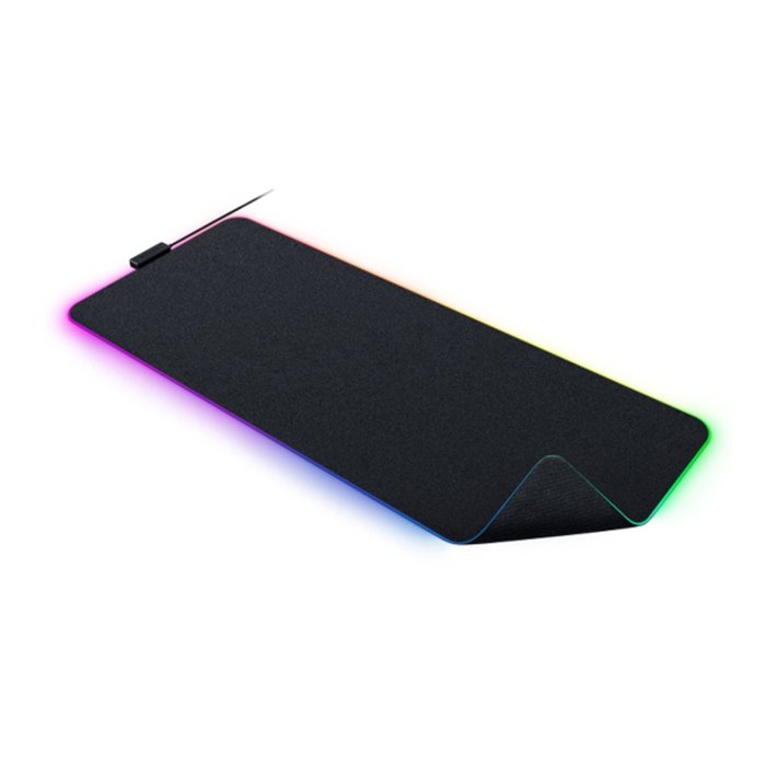 Razer Strider Chroma Hybrid Gaming Mouse Mat with Razer Chroma RGB: 19 Razer Chroma RGB Lighting Zones, Warp and Water-Resistant, Anti-Slip Base - Black - Image 3