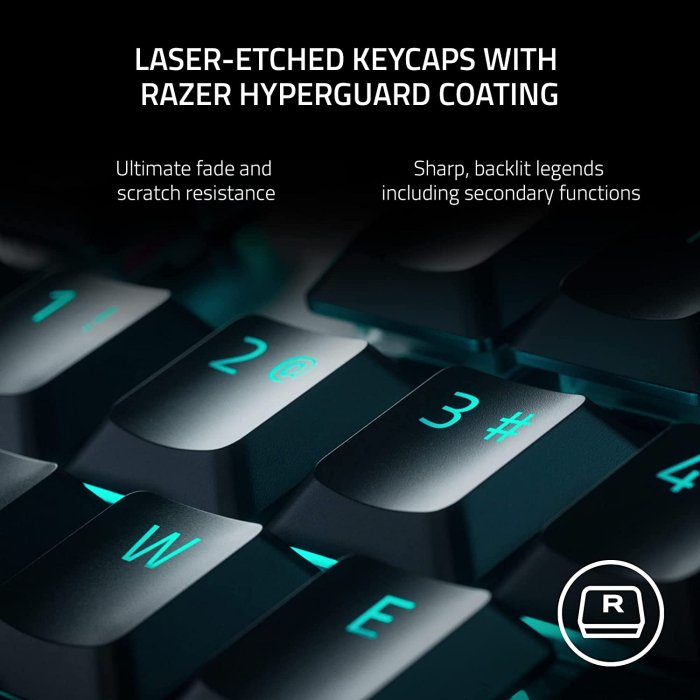 Razer DeathStalker V2 Pro Wireless Low Profile Optical Gaming Keyboard Linear Optical Switch (Red) Ultra-Long 40-Hour Battery Life - Image 3