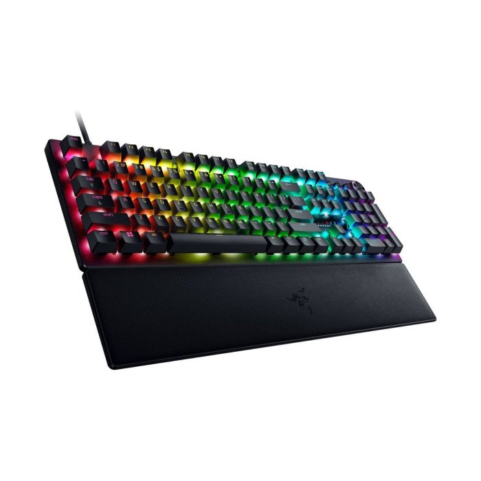 Razer Huntsman V3 Pro Esports Gaming Keyboard: Analog Optical Switches, Rapid Trigger & Adjustable Actuation, Media Keys & Dial, Doubleshot PBT Keycaps, Wrist Rest - Black - Image 3